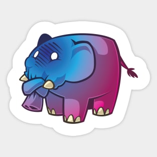 How To Shoot A Pink Elephant Sticker